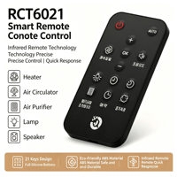 Controlador IR de 21 Teclas con Carcasa de Silicona sin Costuras, Dedicado para Lámparas JCXK, Fabricación OEM ODM, Protocolo de Compatibilidad 1 a 1