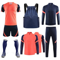 Uniformes de Fútbol Sublimados, Conjuntos de Camisetas de Fútbol para Hombre, Ropa Deportiva Personalizada para Entrenamiento, Chaqueta de Equipo de Fútbol