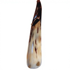 Cuerno de Búfalo Natural Artesanal Ecológico Pulido a Mano Color Crema Marrón con Patrón Antiguo Imitación Diseño Moderno para Arte - Product Image 6
