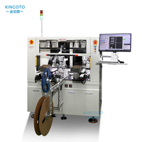 Machine d'emballage automatique de circuits intégrés pour puces en vrac sur bobine, double tête, 4 buses sous vide, contrôle PLC à distance, facile à utiliser