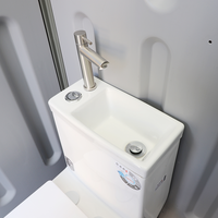 Combo douche et toilettes en PEHD design moderne Toppla Salle de bains mobile extérieure portable