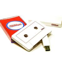 Cassette usb avec logo personnalisé, support à mémoire de 8 go 16 go 32 go 64 go 128 go, lecteur flash avec boîte en plastique
