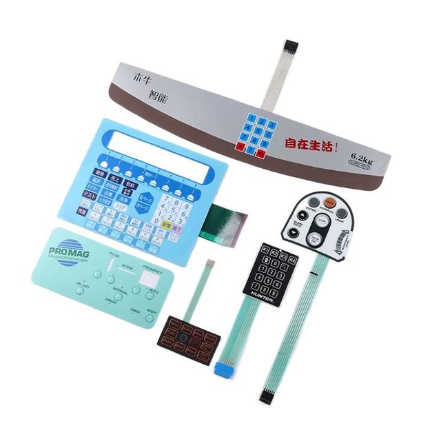 OEM Manufacturer Durable CustomDigital Printing PET/PC Graphic Overlay Membrane Keypad Keyboard Switch