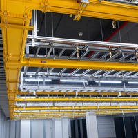 Goulotte de câblage en fibre optique ABS fermée pour salles d'équipement télécom, construction et pose de câbles, surface personnalisable