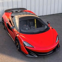 Kit de Carrocería de Fibra de Carbono Estilo 600LT para McLaren 540C 570S Coupé, Parachoques Delantero y Escape, 100% Compatible