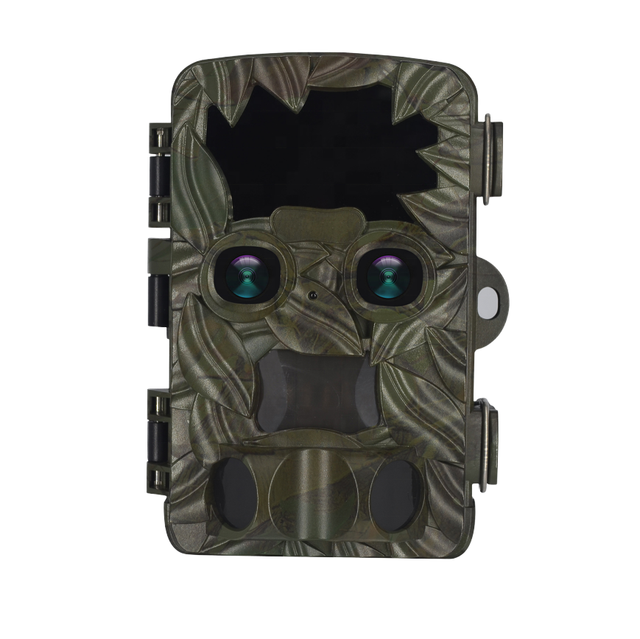 Starlight Night Vision Dual Lens Native 4K 32MP 30FPS Portable Hunting Camera Waterproof IP66 Wildlife Monitoring Trail Camera