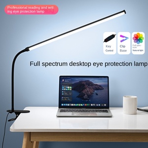 Abrazadera para lámpara de noche LED para el cuidado de los ojos, 10 brillos, 3 modos, cuello de cisne flexible largo, cuerpo de plástico, fuente de alimentación CC para el hogar y la Oficina - Product Image 5
