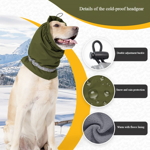 Nuevo diseño de protectores de orejas impermeables, cálidos y ajustables para mascotas, orejeras para perros. - Product Image 6