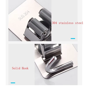 <span class=keywords><strong>2025</strong></span> tiktok Hot Bán thép không gỉ Nhà bếp phòng tắm chổi tường treo lưu trữ - Product Image 2