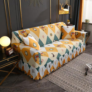 Funda de sofá original de fábrica juego de funda de sofá impresa personalizada elástica 321 - Product Image 6