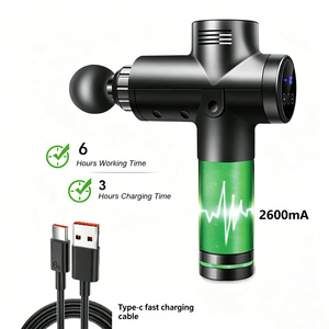 Pistola de Masaje Inalámbrica Eléctrica de 1500-3000ma con Batería, Portátil, para Relajación Muscular, Alivio del Dolor Corporal, para Trabajadores y Deportistas - Product Image 4