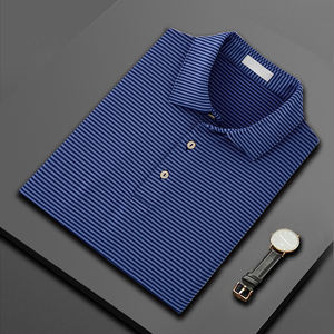 Vêtements pour hommes polo de golf t-shirt logo personnalisé sérigraphie de haute qualité à manches courtes grande taille polyester spandex évacuation de l'humidité - Product Image 6