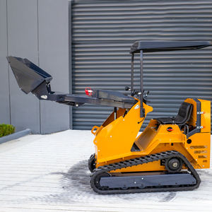 इंजन कोर फ्रंट डीजल स्किड लोडर्स हाइड्रोलिक कंट्रोल व्हील स्किड स्टीड लोडर बिक्री के लिए - Product Image 4