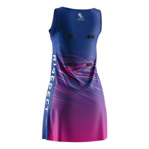 ชุดกีฬาคุณภาพสูงสำหรับทีมเพาะกาย กระโปรงเทนนิสทรงพลีทสีขาว ชุดนักกีฬาเน็ตบอลสำหรับผู้หญิง - Product Image 2