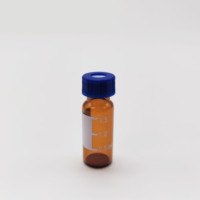 Homay Packaging Vente en gros Flacons d'échantillons chromatographiques ambrés de 2ml Flacons en verre HPLC avec bouchon à vis pour laboratoire