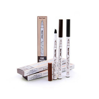 संगीत फूल तरल भौं पेंसिल निविड़ अंधकार ब्राउन ग्रे Microblading भौं टिंट टैटू कलम लंबे समय तक चलने मेकअप कॉस्मेटिक