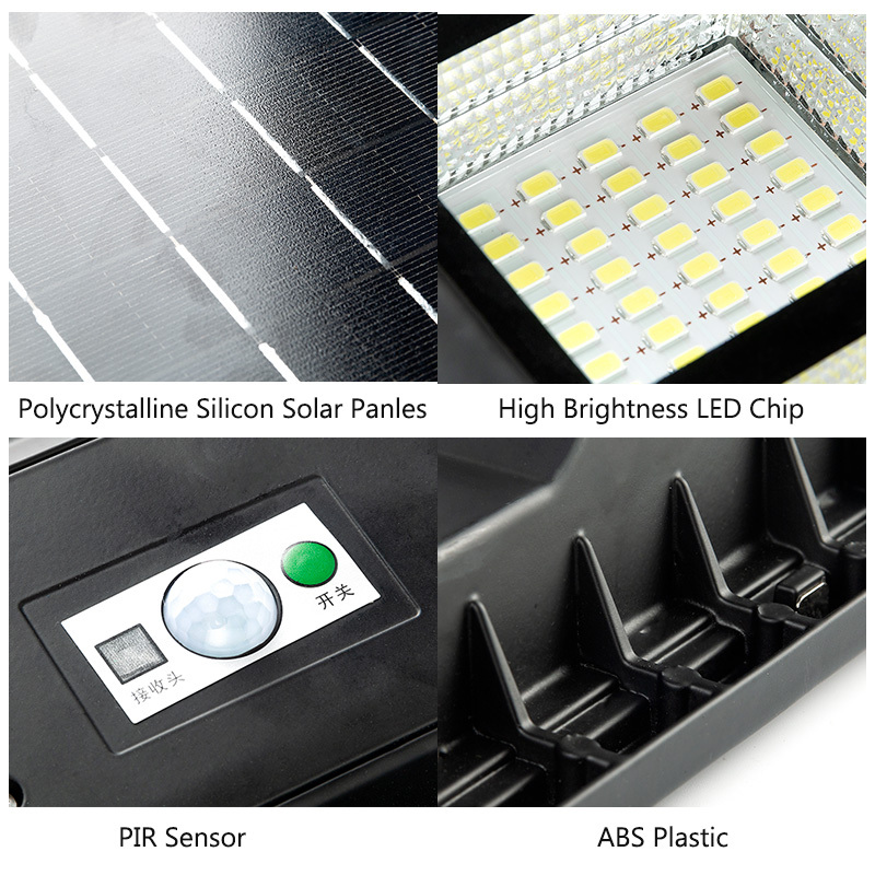 Precio barato IP65 integrado iluminación led lámpara de calle solar
