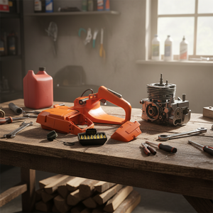 Kit Combinato Husqvarna Compatibile: Alloggiamento Serbatoio Carburante, Maniglia Posteriore, Copertura Superiore, Coperchio Cilindro Motore, Filtro Aria - Modello D0100HED1FA - Product Image 5