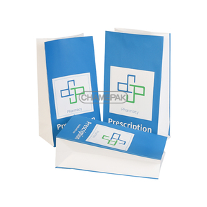 Sacs <span class=keywords><strong>en</strong></span> papier de <span class=keywords><strong>pharmacie</strong></span> kraft personnalisés sac de transport de médecine médicale avec logo imprimé pour <span class=keywords><strong>pharmacie</strong></span> - Product Image 6