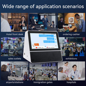RK-X7 Dual Screen Translation Smart Online Translator More Than 52 National <strong>Languages</strong> Mutual Translation Automatic Wifi and Blue - Product Image 4