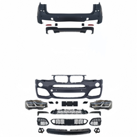 Kit carrosserie M Tech pour BMW X3 F25 2011-2017, modification et amélioration de la voiture, avec feux antibrouillard, pare-chocs avant/arrière, fixation par boulons, ajustement universel