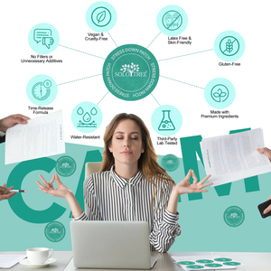 SOLOTREE 지원 정서적 균형 스트레스와 불안 해소 비타민 <span class=keywords><strong>B</strong></span> 복합 스트레스 다운 패치 - Product Image 6