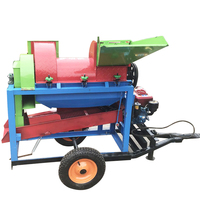 Moissonneuse-batteuse multifonctionnelle à moteur mobile robuste pour la séparation des graines de riz et le battage du soja