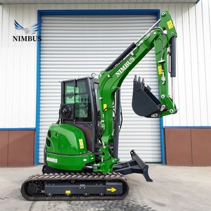 Mini <span class=keywords><strong>Excavadora</strong></span> NIMBUS de Entrega Rápida con Orugas de Goma Anchas Estándar para Construcción y Agricultura - Product Image 2