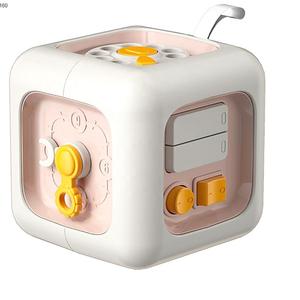Toddler đa chức năng Du Lịch Đồ chơi Montessori giáo dục học tập đồ chơi bận rộn hoạt động Cube bé - Product Image 1