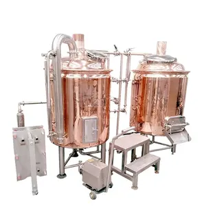 500L 5BBL Turnkey Craft Beer Brewing System IPA Stout Pilsner Brewery Equipment Mash Kettle Whirlpool 304 Fermenter Customized