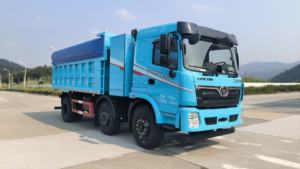 รถบรรทุกพลังงานใหม่ 25 ตัน ราคาประหยัด รถบรรทุกไฟฟ้าล้วนกำลังสูง EV 6x2 รถดัมพ์ไฟฟ้าสำหรับการค้า - Product Image 4