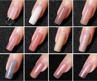 PJ- 41 Marque privée Constructeur d'extension de gel pour ongles Vernis à haute transparence Constructeur de gel indolore pour ongles Vernis gel super brillant