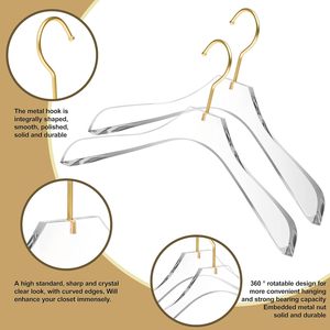 Appendiabiti in acrilico trasparente curvo elegante appendiabiti - Product Image 4