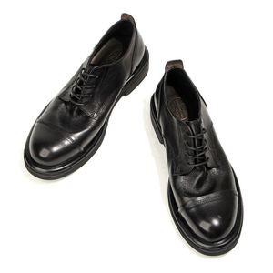 Zapatos de Boda con Cordones Cuadrados de Diseñador Famoso, Buena Calidad, Duraderos, Diseño Clásico, Cuero Vacuno, Antideslizantes, Transpirables - Product Image 4