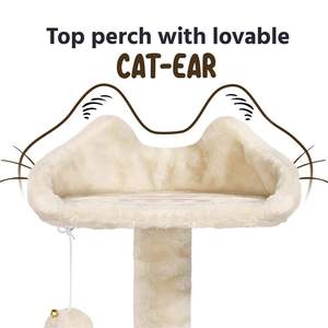 Moderno Gran Lujo rasguño gato árbol Torre muebles poste gato árbol para gatitos Casa de mascotas - Product Image 5