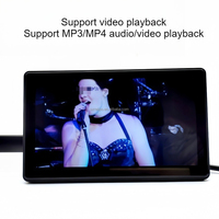 Écran tactile IPS 4Ch 1024x600P TFT LCD pour appuie-tête de voiture avec fonction d'enregistrement en quad-split, port USB, télécommande et RGB