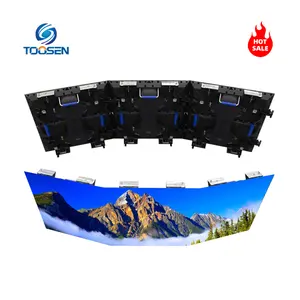 맞춤형 야외 실내 P1 P2 P3 유연한 구부릴 수 있는 LED 비디오 벽 제품 무대 대여 곡선 소프트 LED 패널 디스플레이 화면