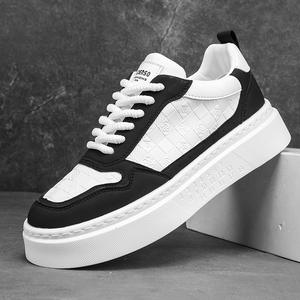 Scarpe da Uomo Estive di Tendenza, Originali con Stampa, in PU e Mesh, Sportive, con Rialzo, Stile <span class=keywords><strong>McQueen</strong></span>, <span class=keywords><strong>Bianche</strong></span> - Product Image 3