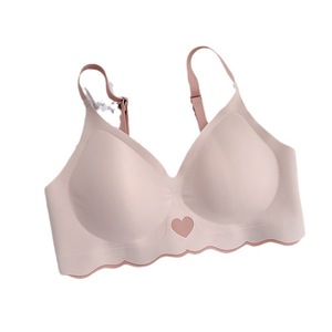 Conjunto de Sujetador de Mujer con <span class=keywords><strong>Espalda</strong></span> Bonita, <span class=keywords><strong>Sin</strong></span> Costuras, Cómodo, con <span class=keywords><strong>Push</strong></span>-<span class=keywords><strong>Up</strong></span>, <span class=keywords><strong>Sin</strong></span> Aro, de Sección Delgada, Directo de Fábrica - Product Image 5