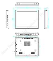 PC tout-en-un 10,4 pouces avec système d'exploitation Linux, écran tactile IPS, tablette Raspberry Pi 13 pouces avec carte SIM, 300-1000 nits, écrans industriels