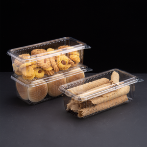 Tùy Chỉnh Trong Suốt Pet Nắp Bánh Hộp Cho Món Tráng Miệng Pastry Dùng Một Lần Bao Bì Thực Phẩm Cho Đường Thực Phẩm Đóng Hộp & Ngọt Ngào Cookie Cho Sushi - Product Image 2