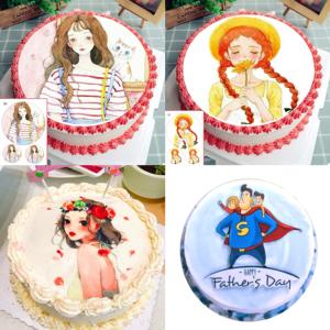 Skytop <b>Edible</b> Sugar <b>Paper</b> Fondant Icing Sheets Frosting sheet <b>for</b> <b>Cake</b> Decoration Bakery Ingredients - Product Image 4