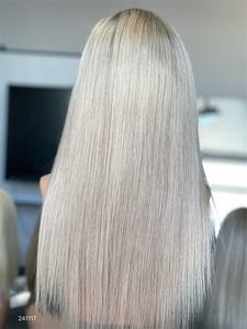 2025 pelo tímido personalizado HD 13*5 parche peluca con malla frontal 100% muestra pegamento menos cabello humano para mujeres blancas - Product Image 4