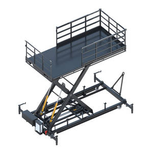 Ascenseur mobile CE personnalisé pour porcs Équipement à vendre dans une ferme d'élevage de 3 tonnes Plate-forme élévatrice à ciseaux - Product Image 1