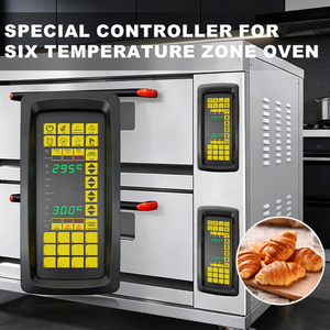 Endüstriyel IP65 Su Geçirmez Yağa Dayanıklı 220V AC 50Hz Akıllı 6 Bölgeli Sıcaklık Kontrol Paneli (Fırınlar ve Katmanlı Fırınlar için) - Product Image 1