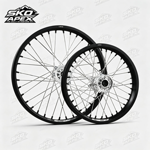 Jeu de roues <span class=keywords><strong>AX</strong></span> Sur-Ron Ultra Bee 21/18 pouces à rayons haute résistance, prêtes à l'emploi, pour une adhérence tout-terrain, pièce de rechange aftermarket - Product Image 5