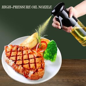Botella de aceite invertida de vidrio de borosilicato de alta resistencia de 270ml y 240ml, dispensador de aceite para cocina y hogar con botella pulverizadora atomizadora de broche de resorte - Product Image 5