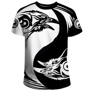 Camiseta personalizada de estilo vikingo con símbolo de disco y Triskele, precio al por mayor, camisetas de manga corta para gimnasio para hombre, camiseta de diseñador de <span class=keywords><strong>Gales</strong></span> - Product Image 3
