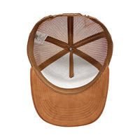 Gorra de Béisbol Trucker de 5 Paneles Bordada Personalizada de Alta Calidad, Gorra Trucker de Malla con Logotipo Personalizado en Gamuza