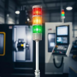 3-Stack LED Andon <b>Tower</b> Light Red Yellow Green 24V IP65 Industrial Warning Signal Light With ABB Switch Durable - Product Image 6